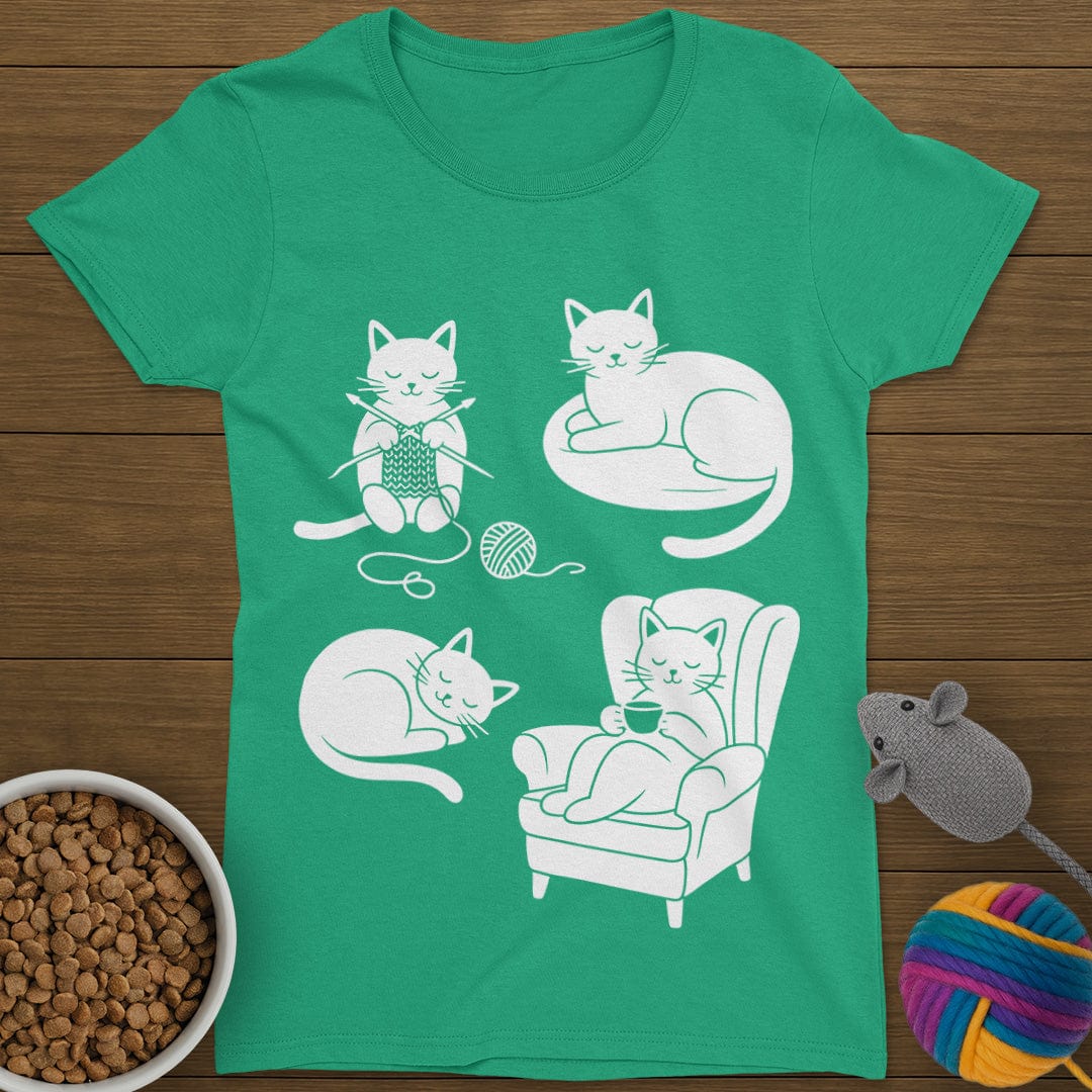 Cozy Cats T-Shirt Womens
