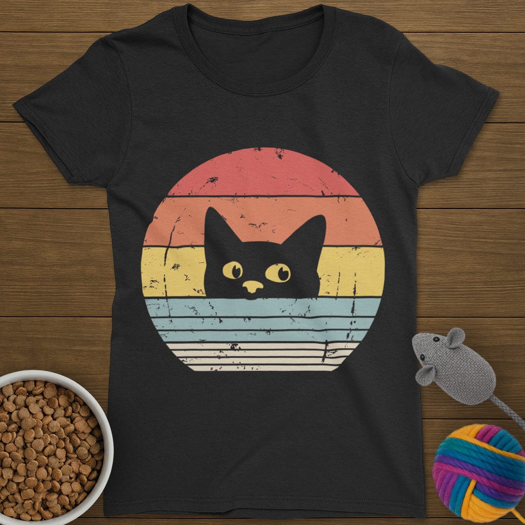 Curious Cat T-Shirt Womens