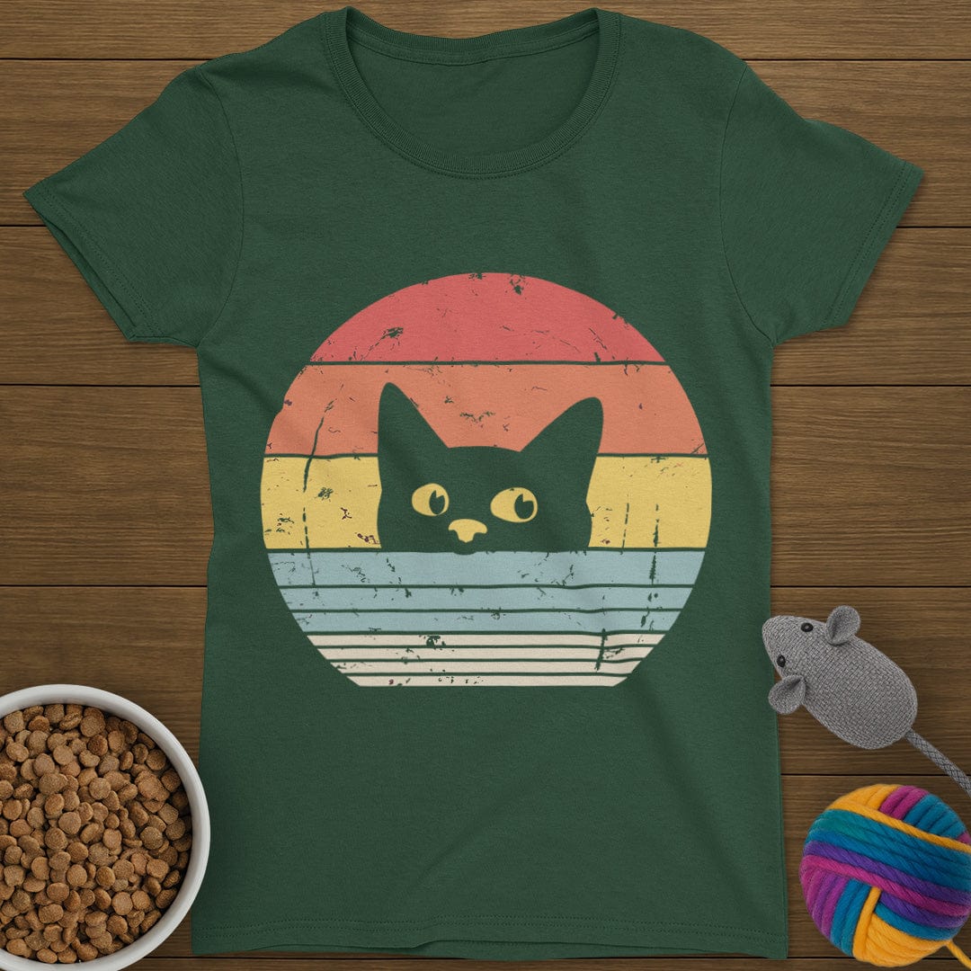 Curious Cat T-Shirt Womens