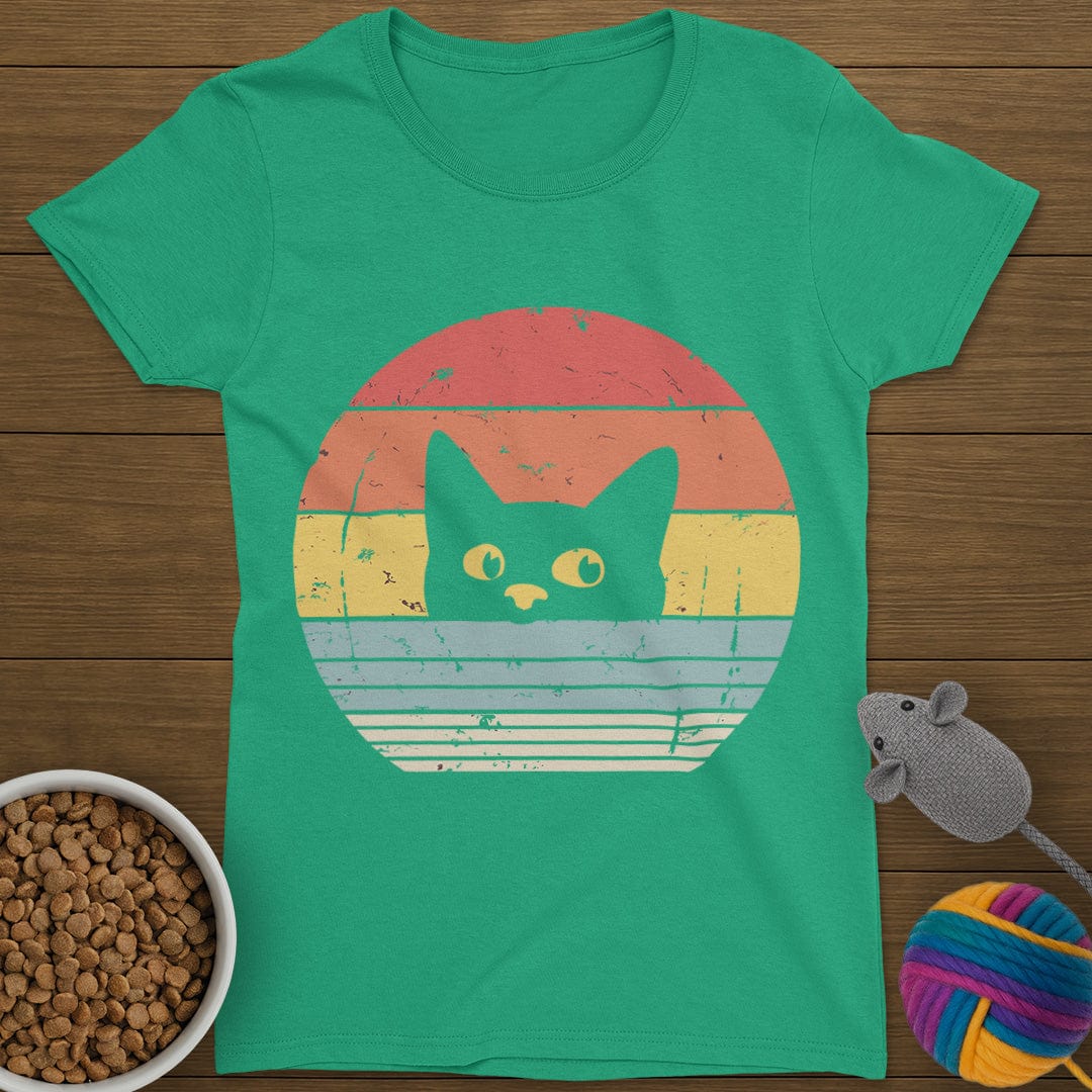 Curious Cat T-Shirt Womens