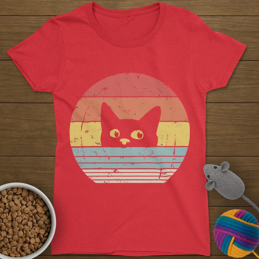 Curious Cat T-Shirt Womens