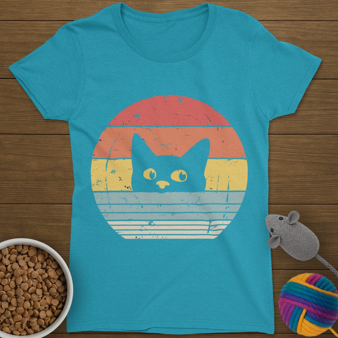 Curious Cat T-Shirt Womens