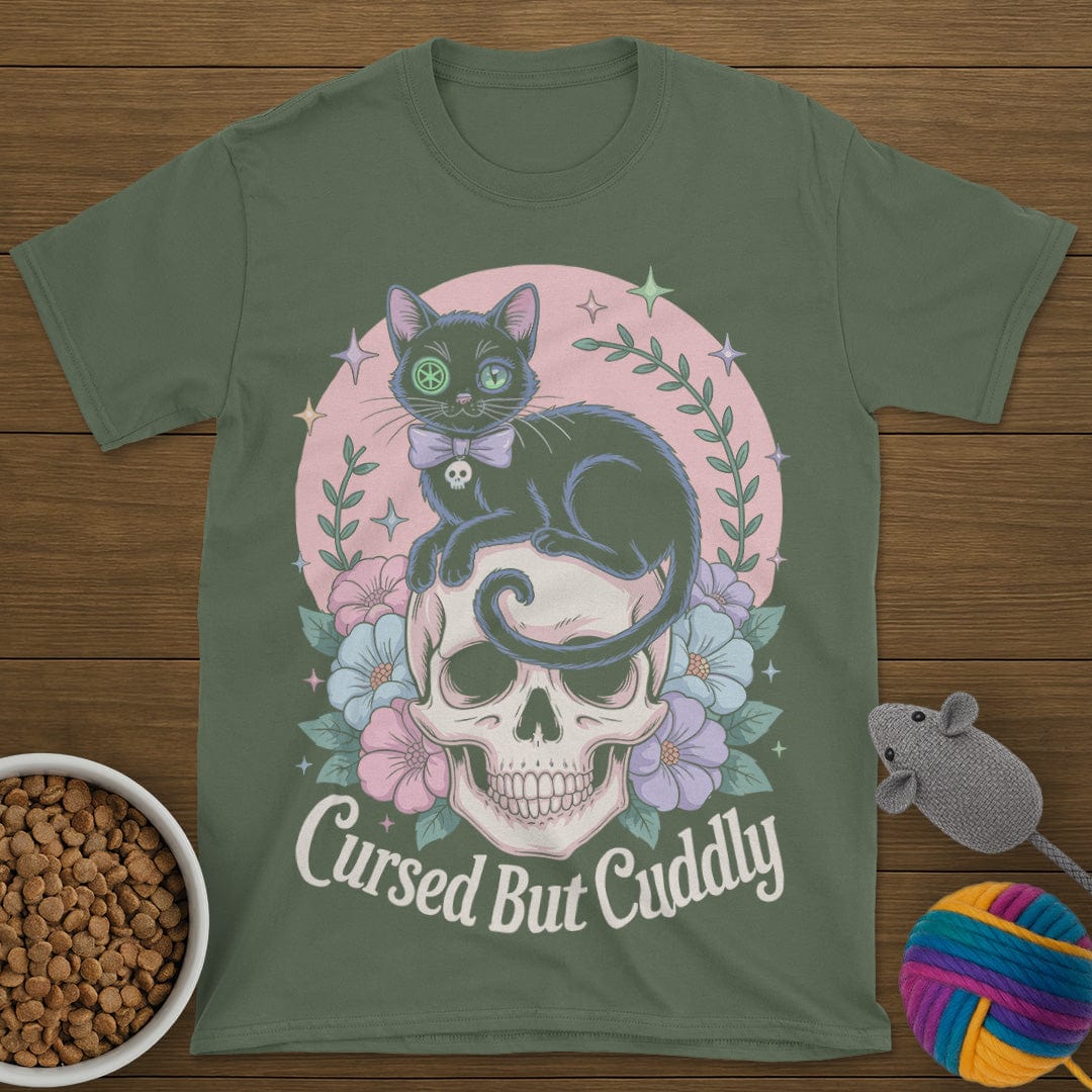 Cursed But Cuddly Cat T-Shirt