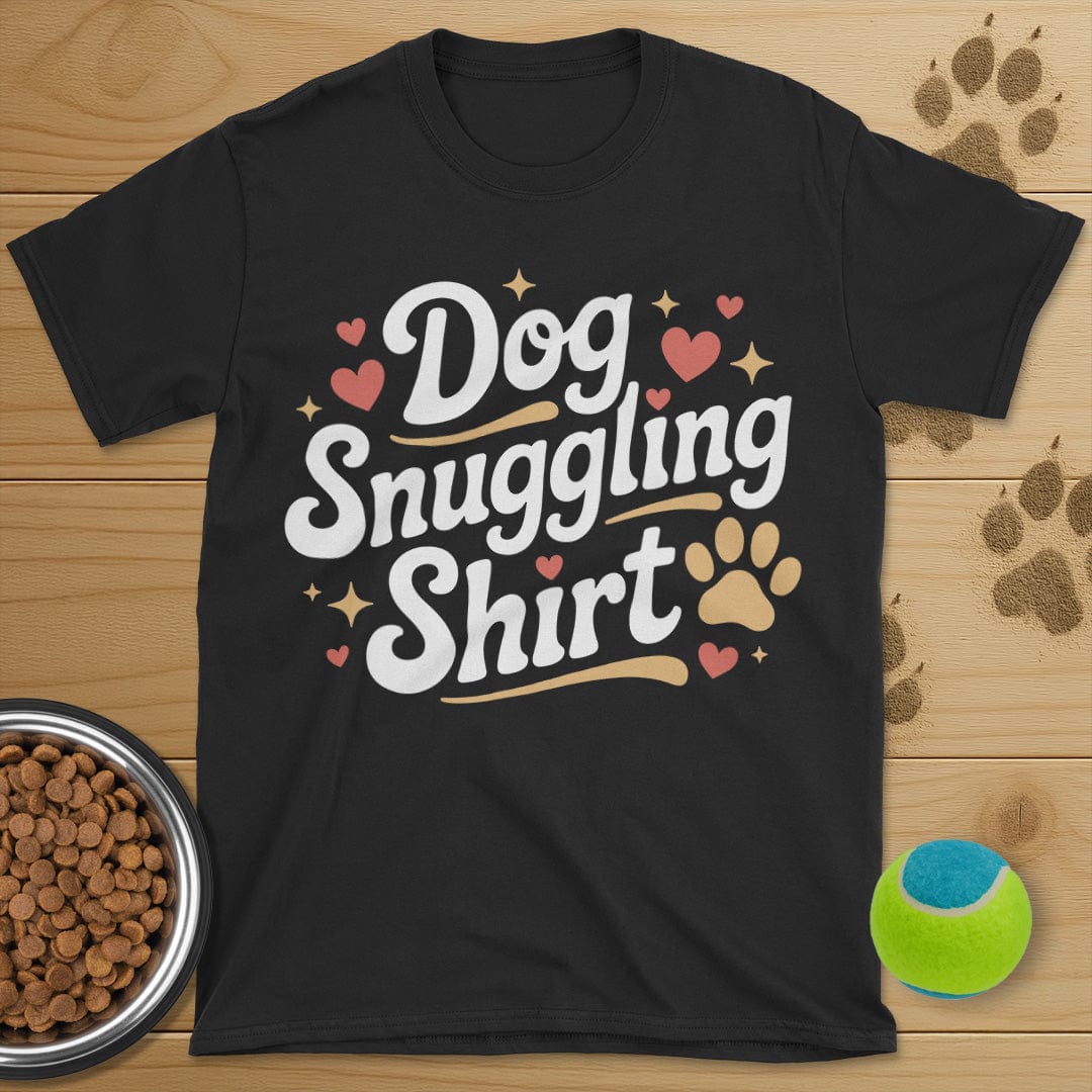 Dog Snuggling Shirt T-Shirt