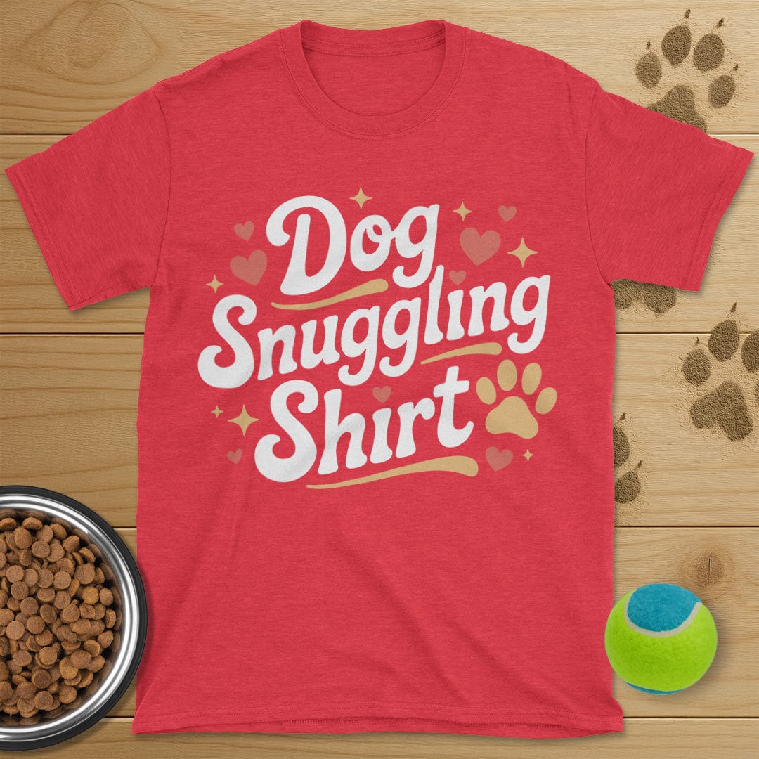 Dog Snuggling Shirt T-Shirt