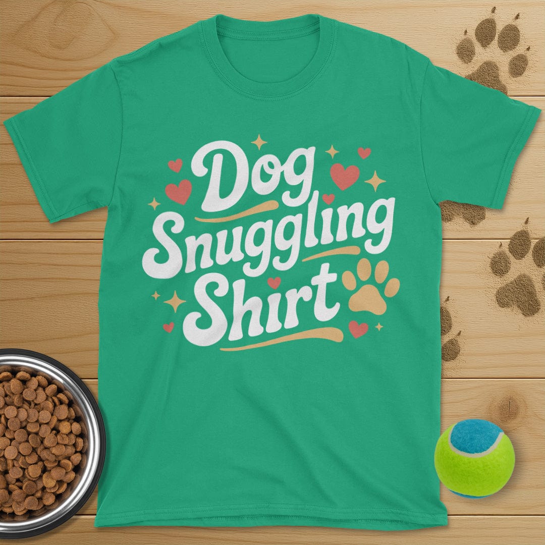 Dog Snuggling Shirt T-Shirt