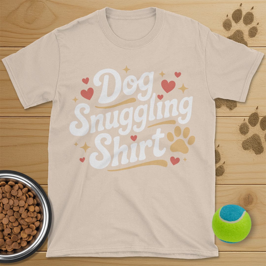 Dog Snuggling Shirt T-Shirt