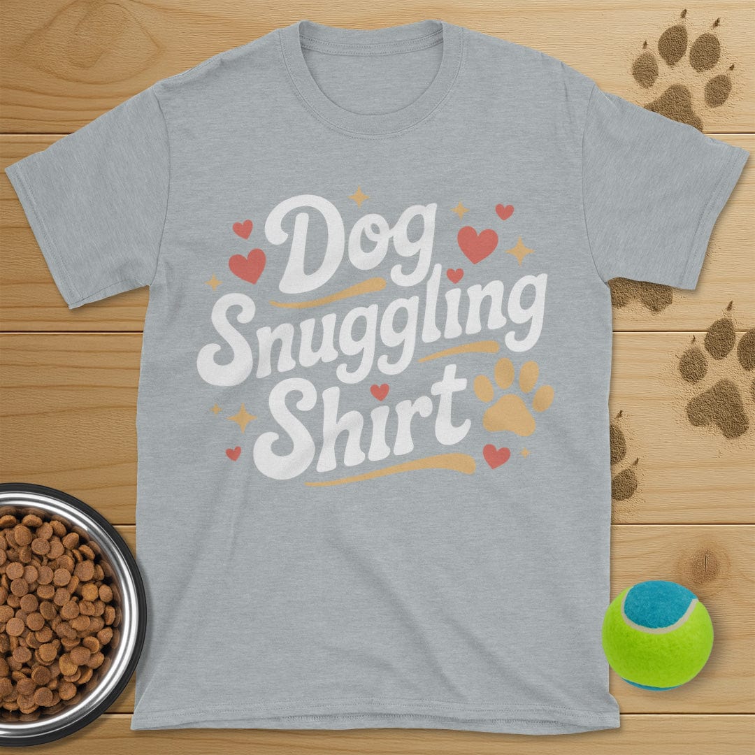 Dog Snuggling Shirt T-Shirt