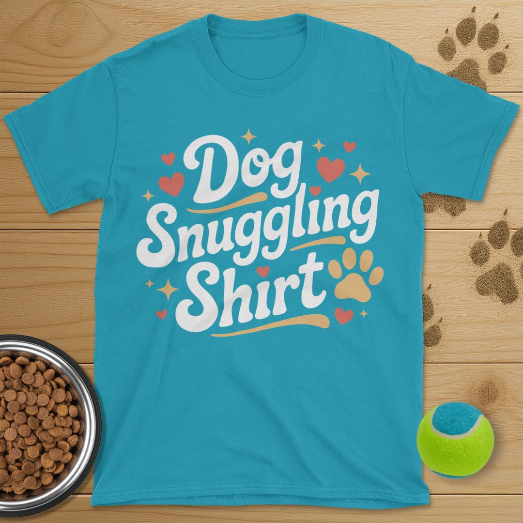 Dog Snuggling Shirt T-Shirt