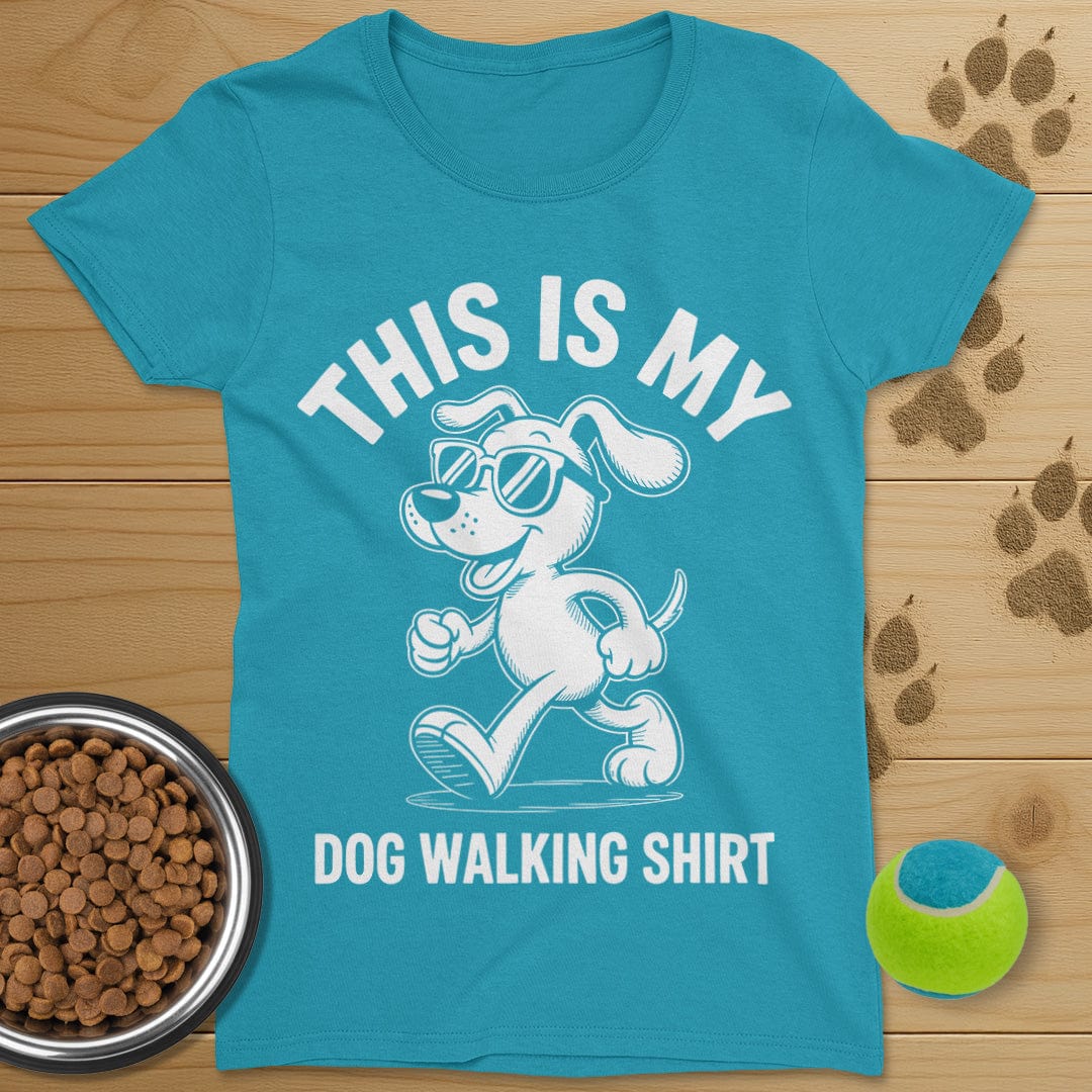 Dog Walking Shirt T-Shirt-Womens