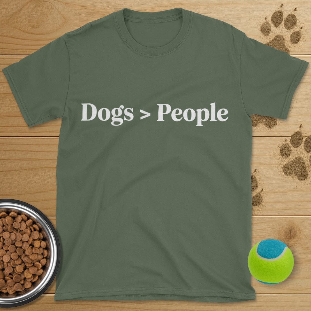 Dogs Greater Than People T-Shirt