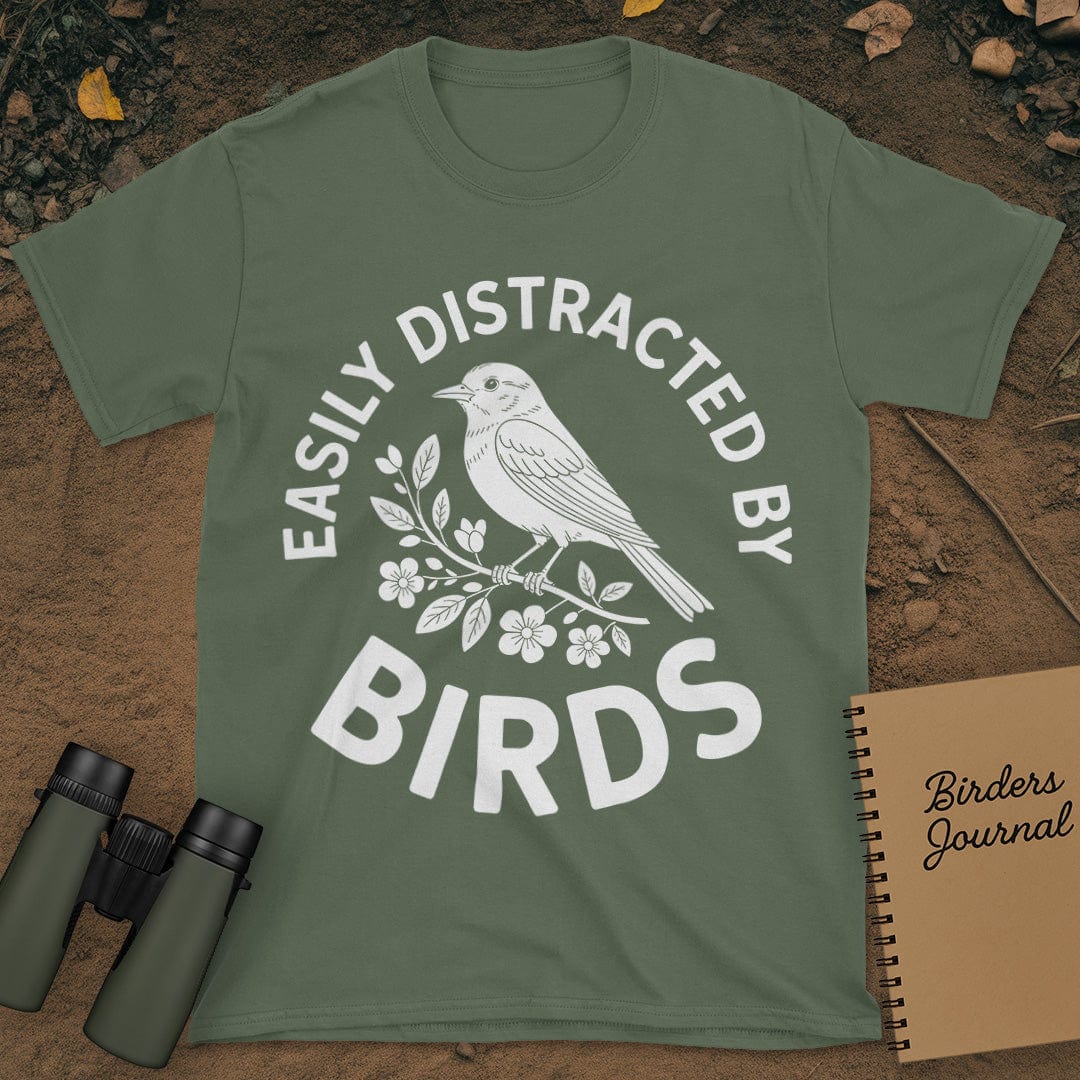 Easily Distracted By Birds T-Shirt