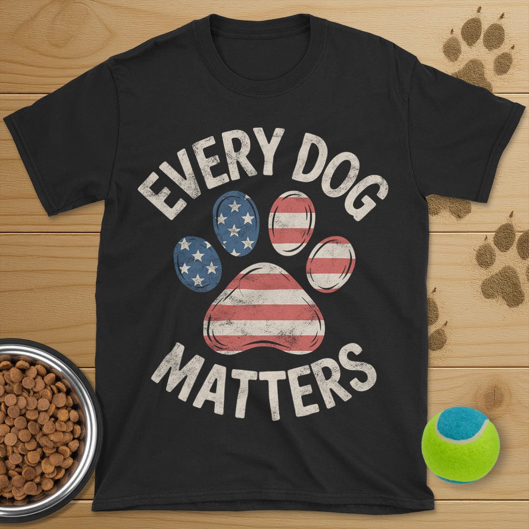 Every Dog Matters USA Distressed T-Shirt