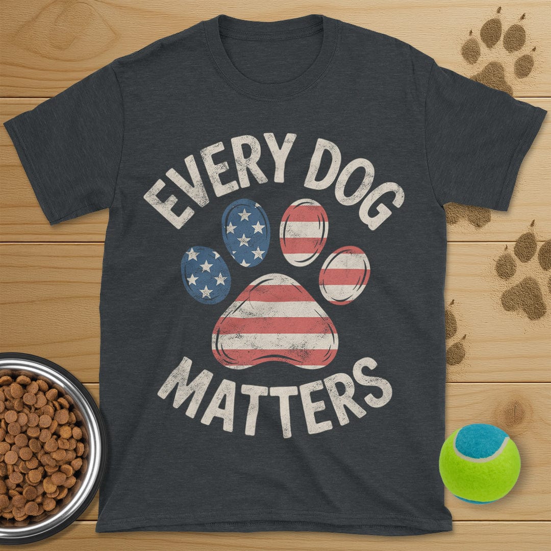 Every Dog Matters USA Distressed T-Shirt