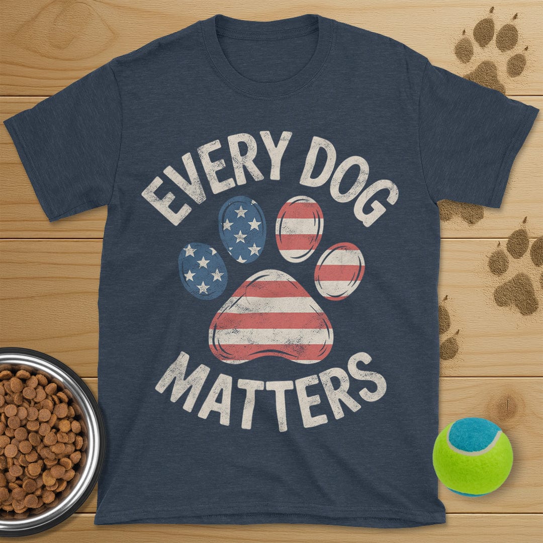 Every Dog Matters USA Distressed T-Shirt