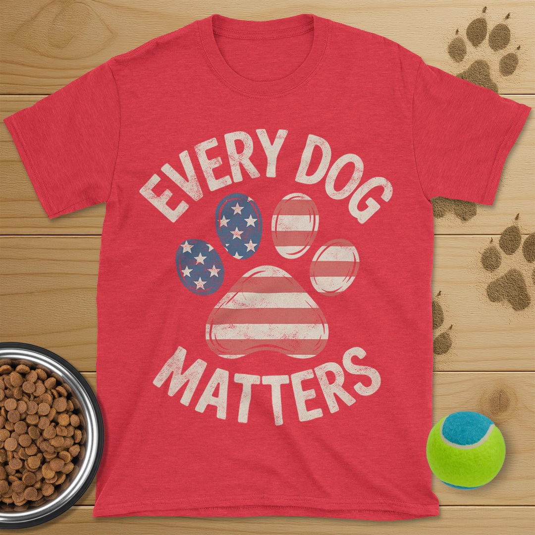 Every Dog Matters USA Distressed T-Shirt