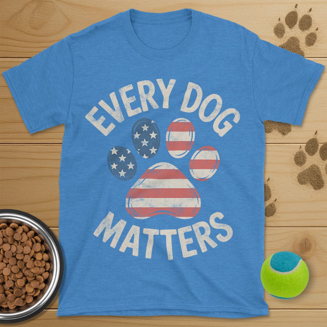 Every Dog Matters USA Distressed T-Shirt