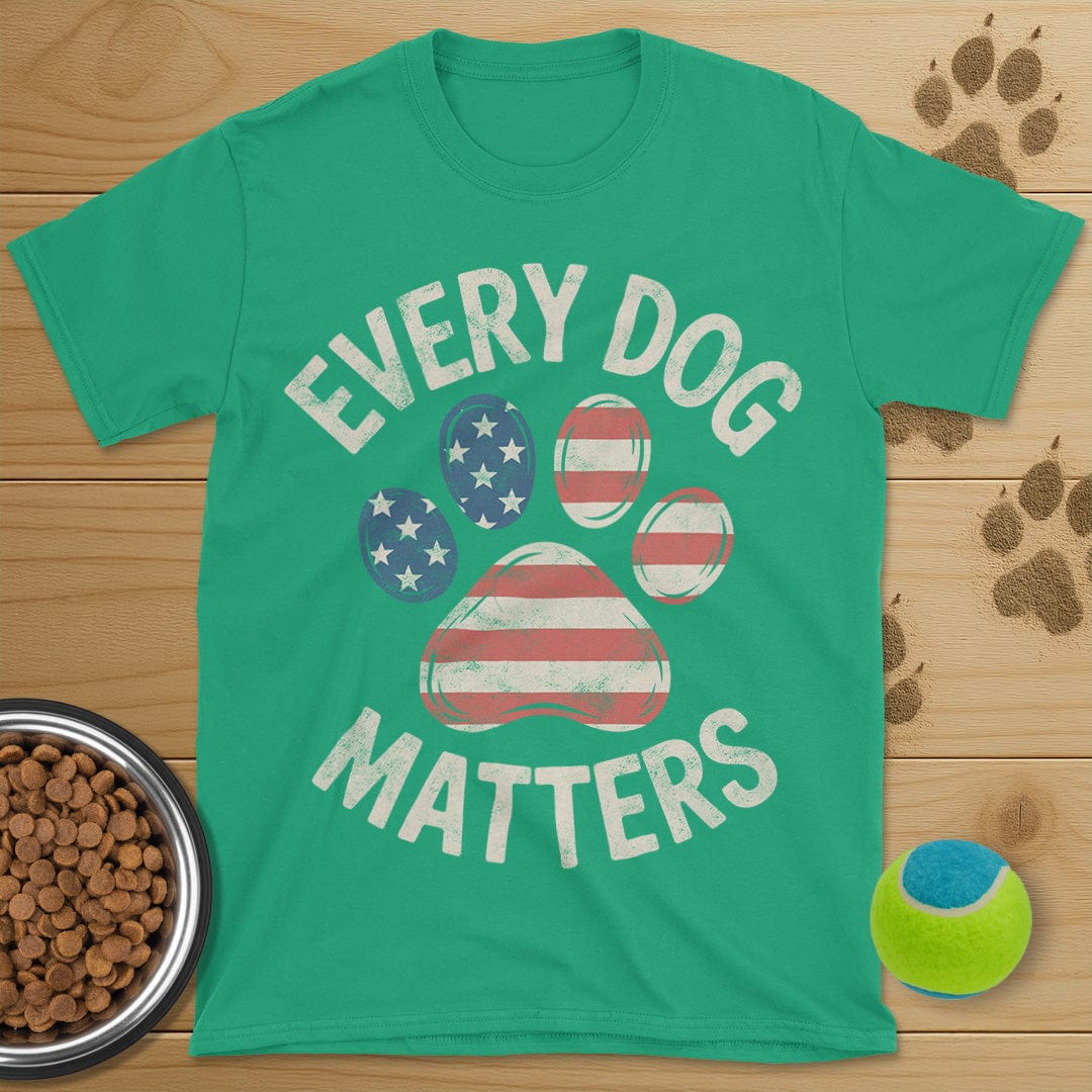 Every Dog Matters USA Distressed T-Shirt