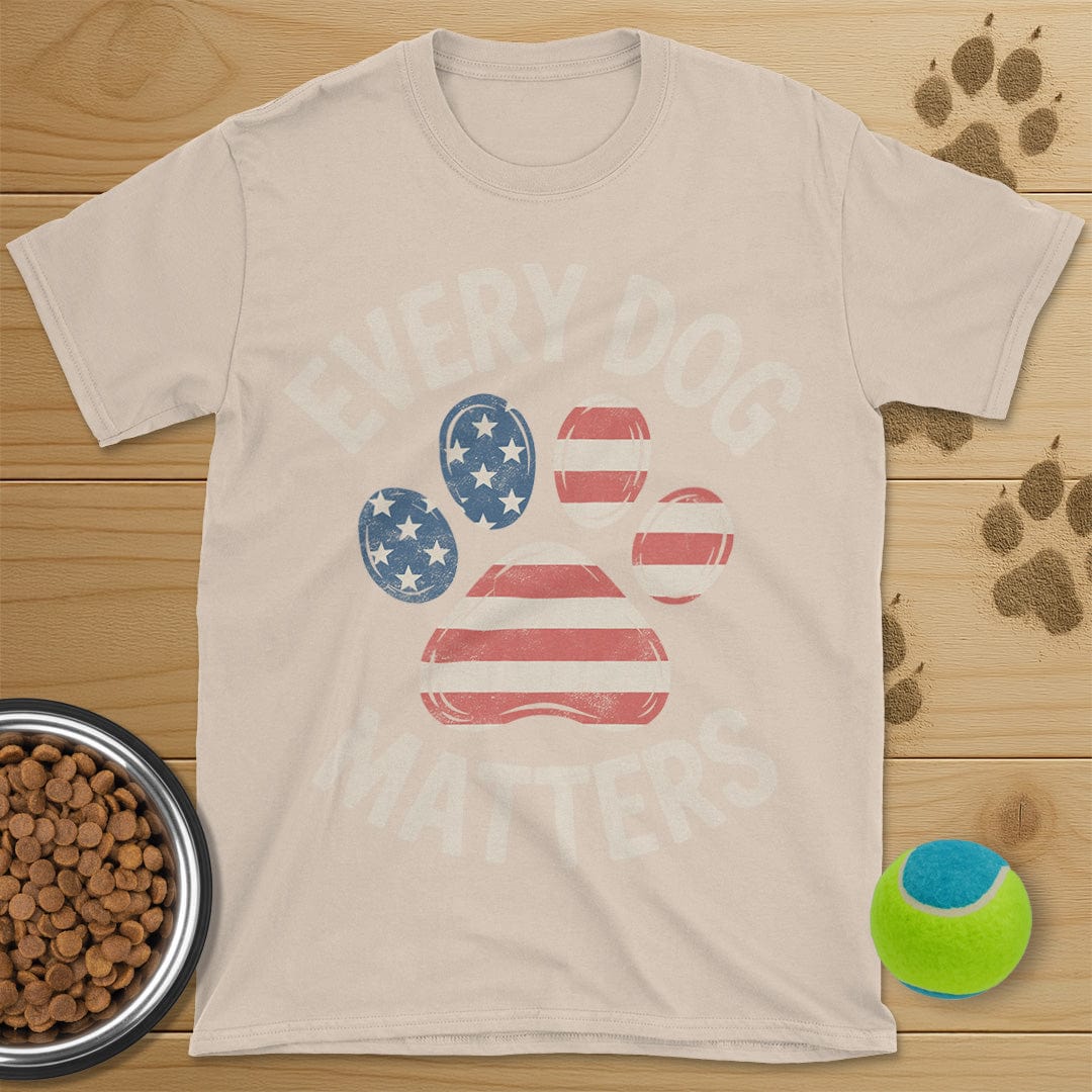Every Dog Matters USA Distressed T-Shirt