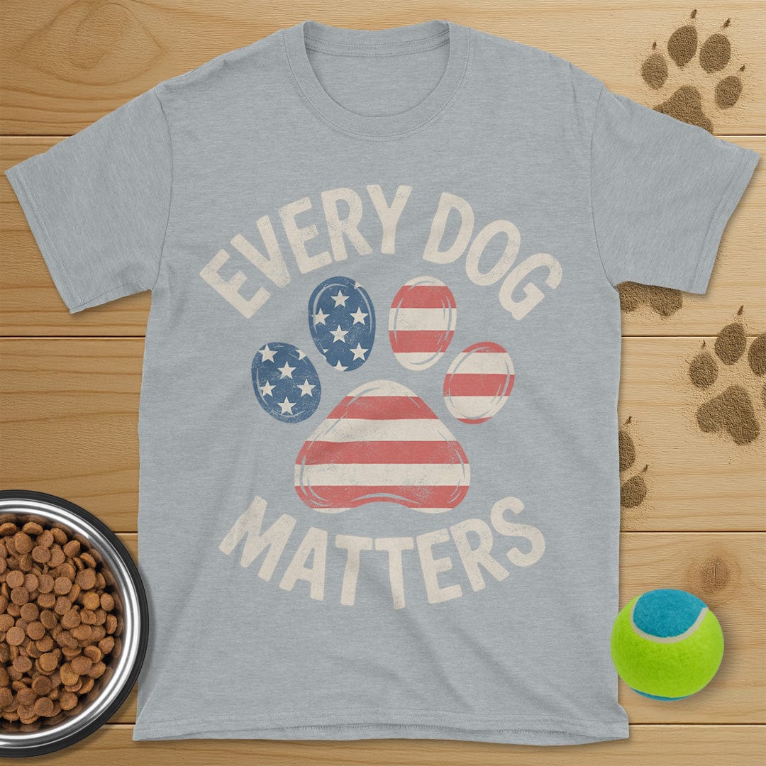 Every Dog Matters USA Distressed T-Shirt