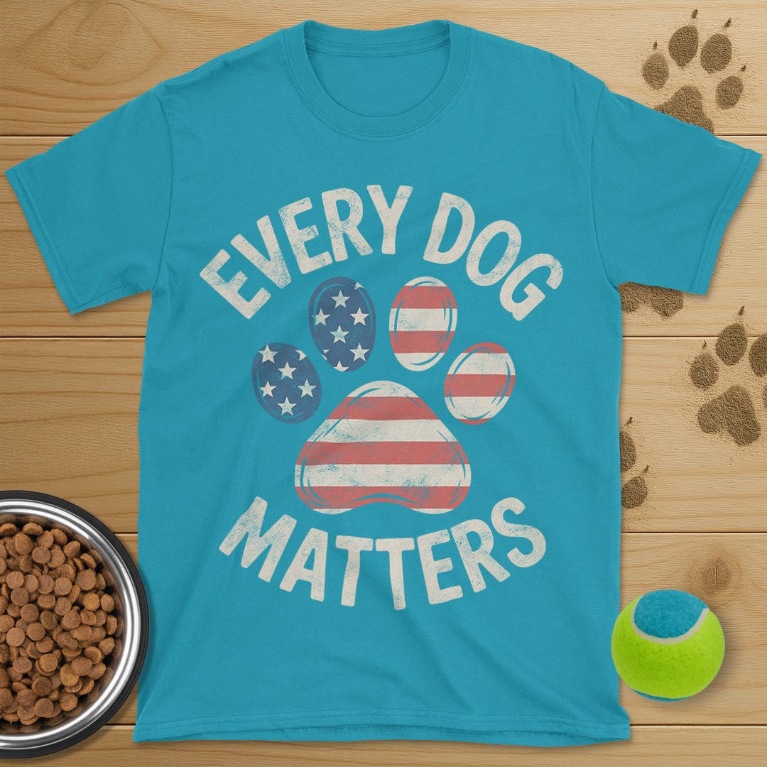 Every Dog Matters USA Distressed T-Shirt