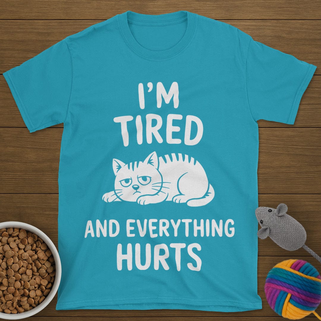 Everything Hurts Cat T-Shirt