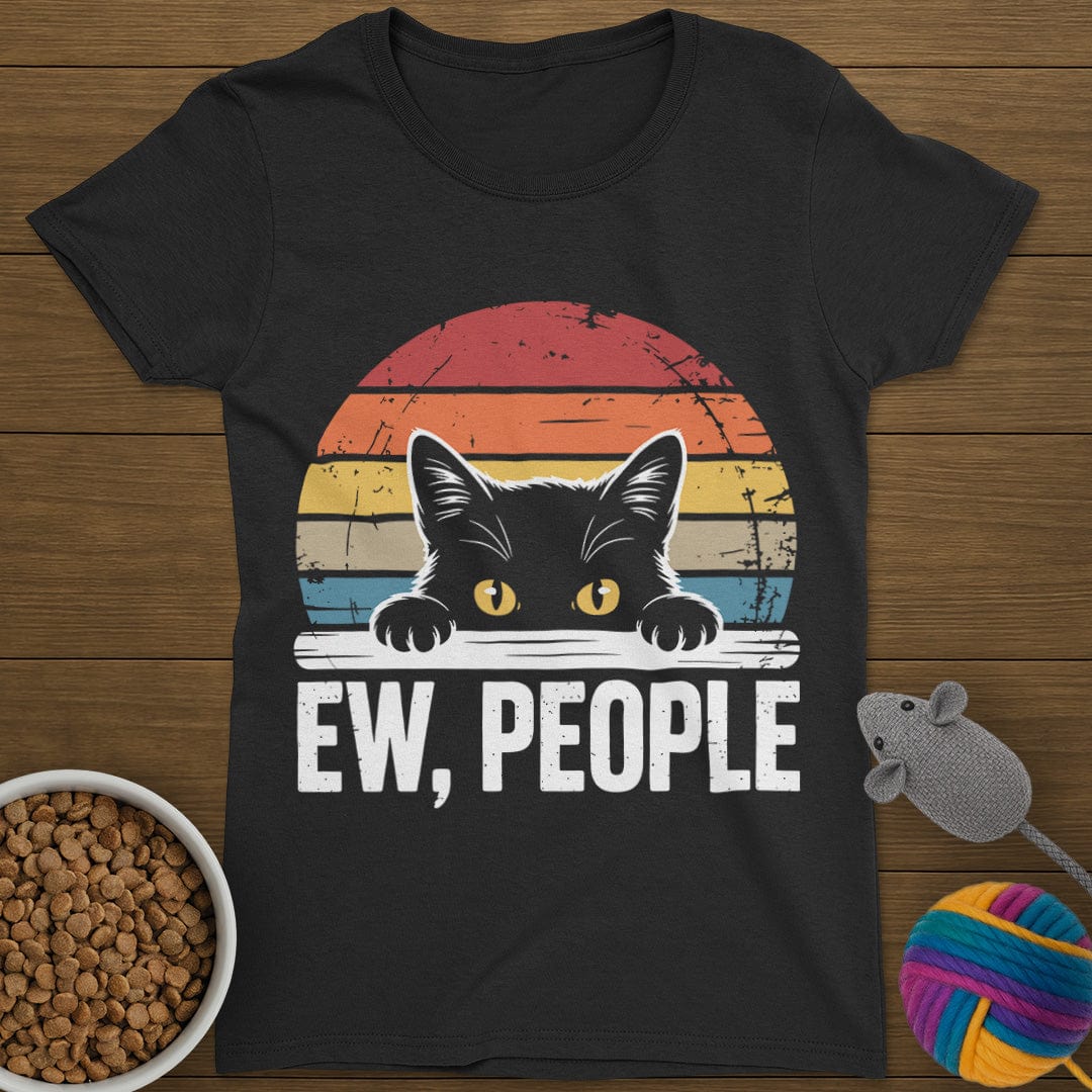 Ew People Cat T-Shirt Womens