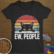 Ew People Cat T-Shirt Womens