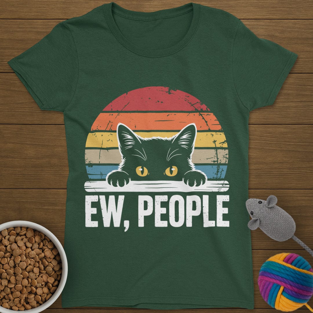 Ew People Cat T-Shirt Womens