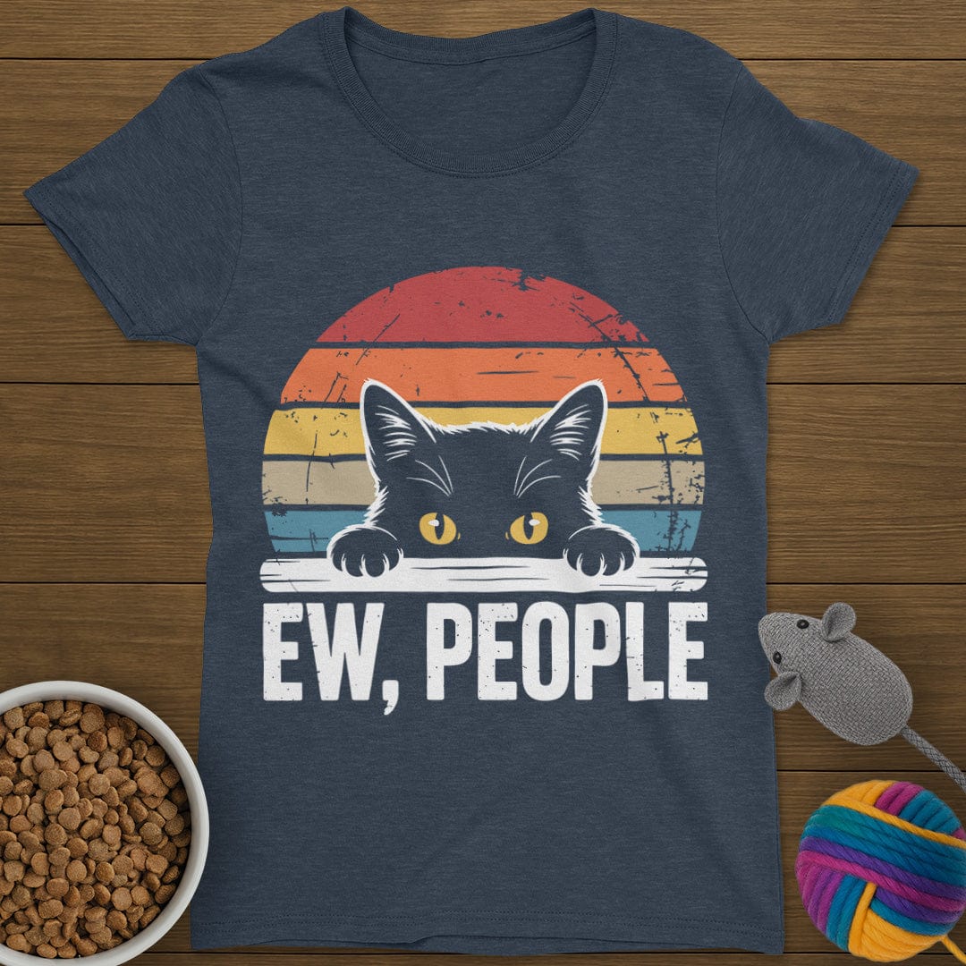 Ew People Cat T-Shirt Womens