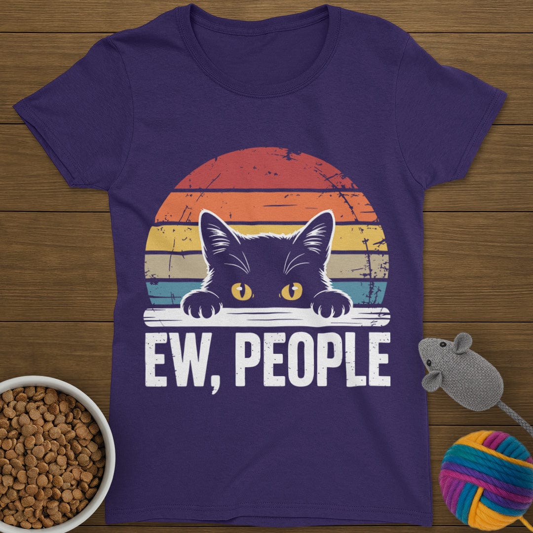 Ew People Cat T-Shirt Womens