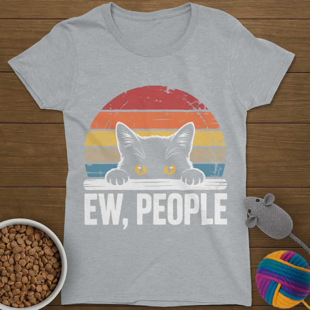 Ew People Cat T-Shirt Womens
