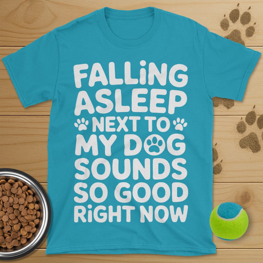 Falling Asleep Next To My Dog T-Shirt
