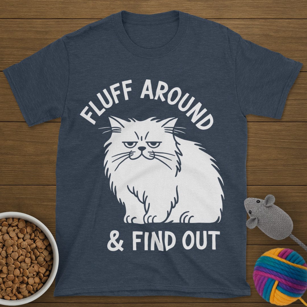 Fluff Around Cat T-Shirt