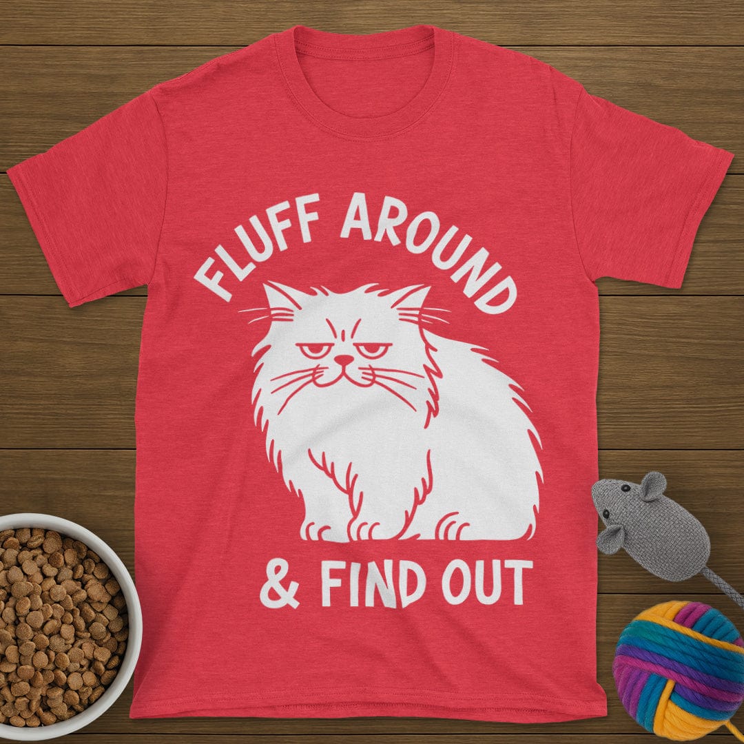 Fluff Around Cat T-Shirt