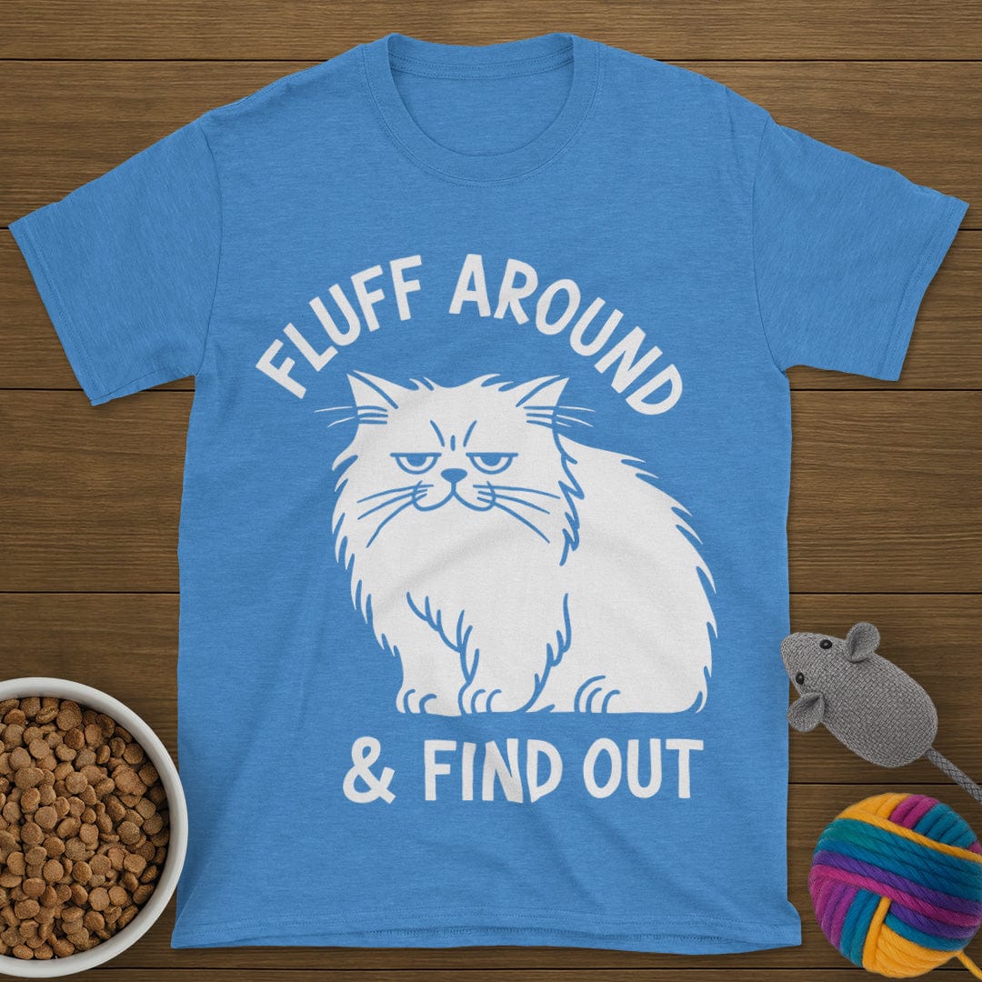 Fluff Around Cat T-Shirt