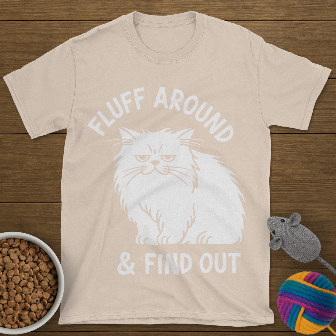 Fluff Around Cat T-Shirt