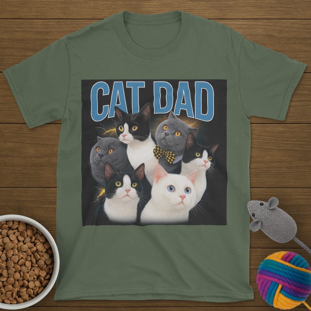 Funny Cat Dad T-Shirt