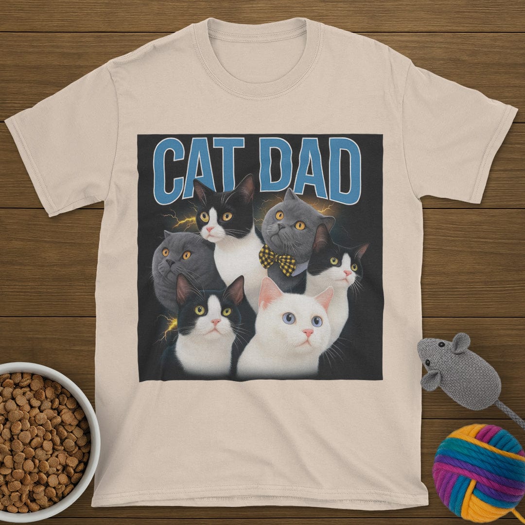 Funny Cat Dad T-Shirt