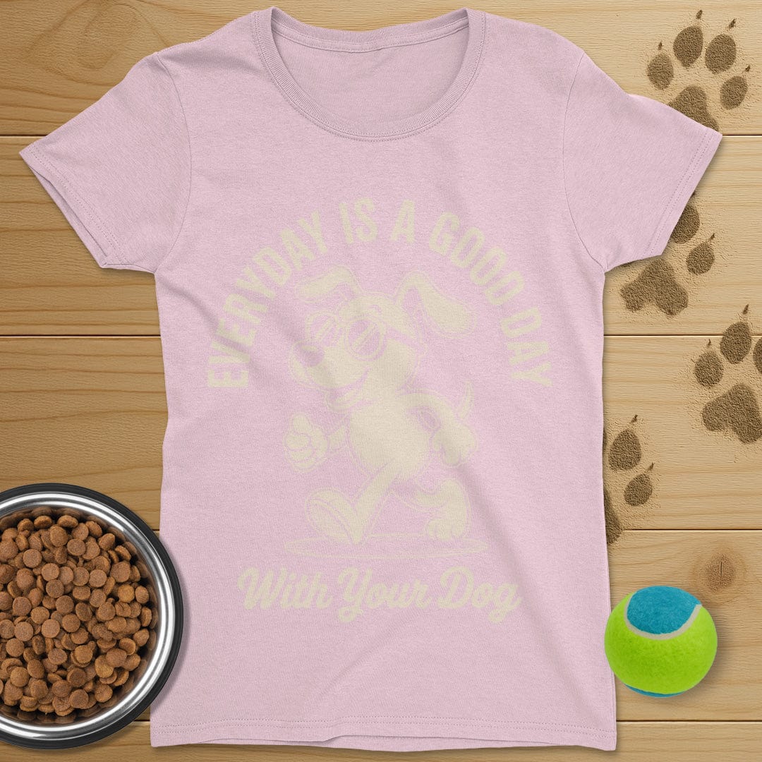 Good Day With Your Dog T-Shirt-Womens