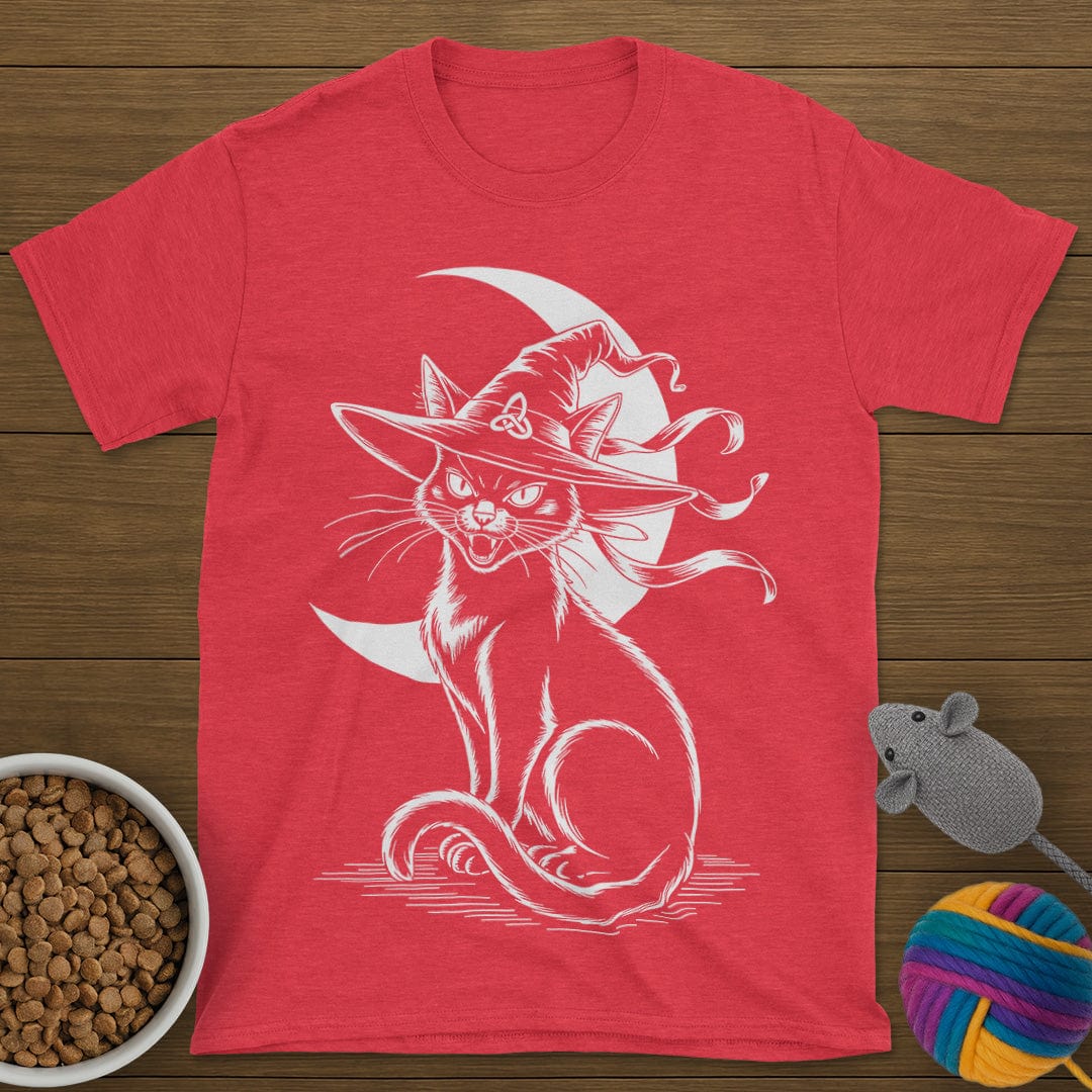 Halloween Witch Black Cat T-Shirt