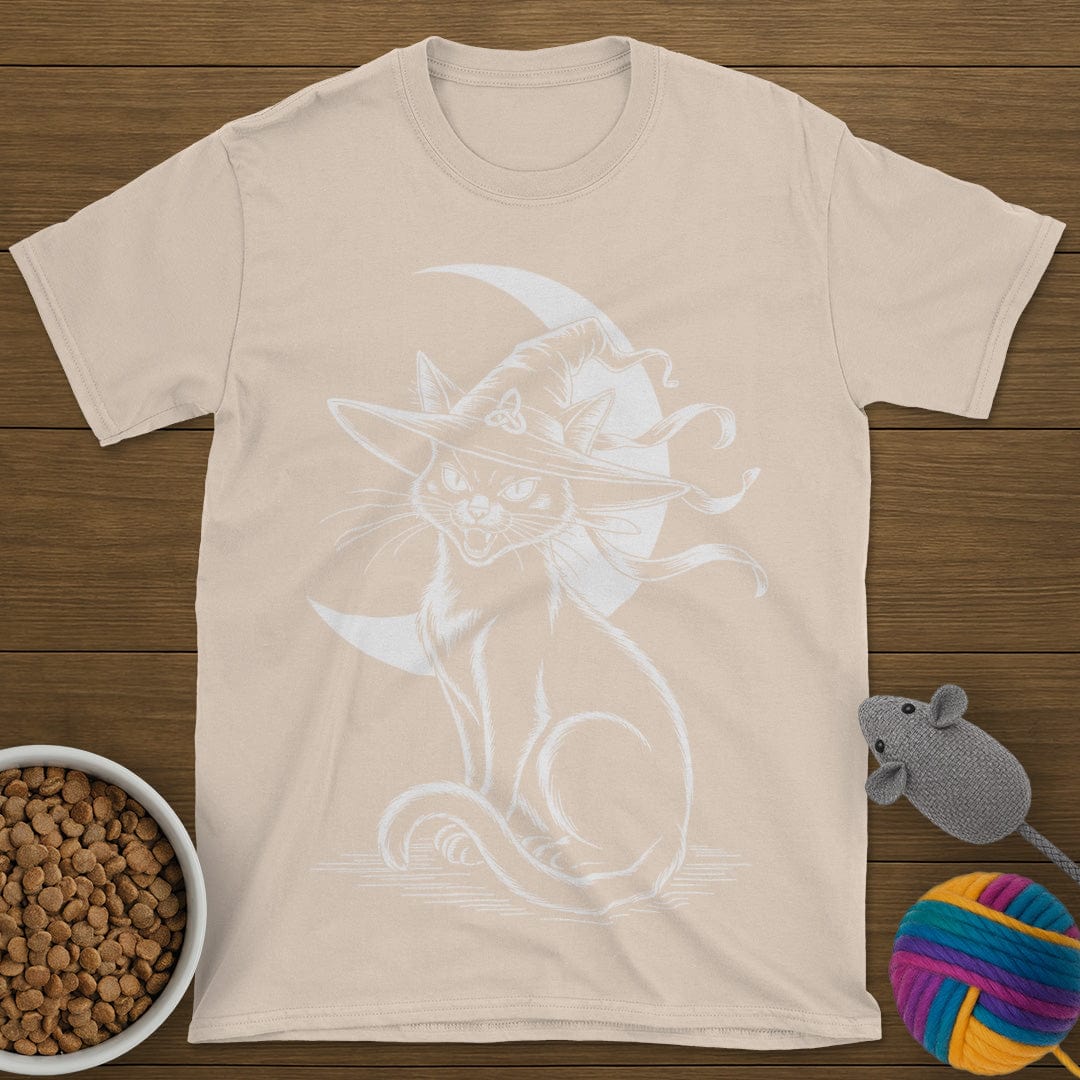 Halloween Witch Black Cat T-Shirt
