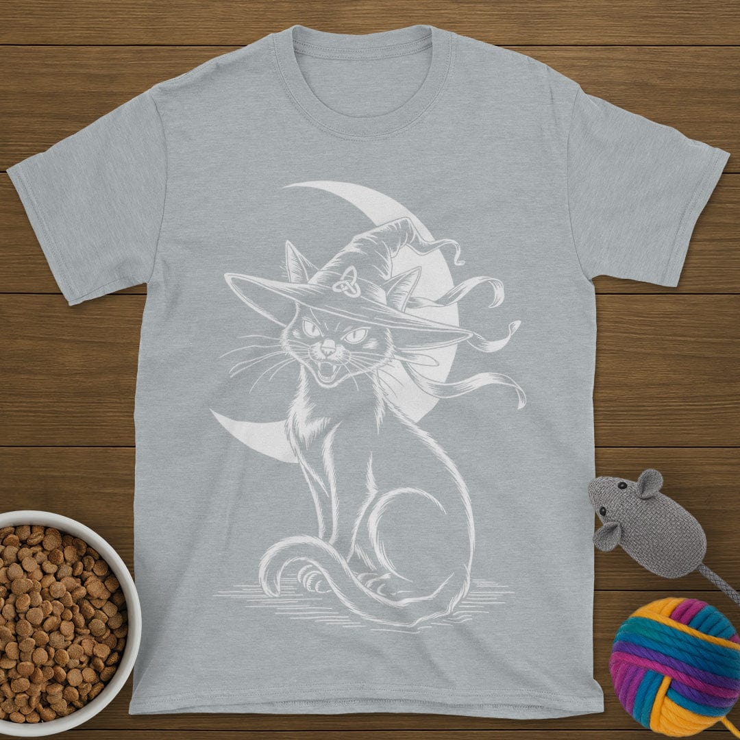 Halloween Witch Black Cat T-Shirt