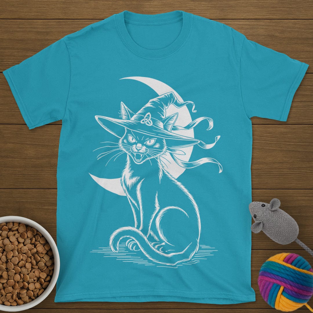 Halloween Witch Black Cat T-Shirt