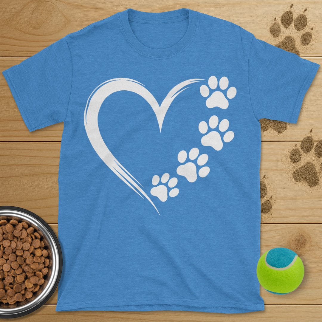 Heart and Dog Paws T-Shirt