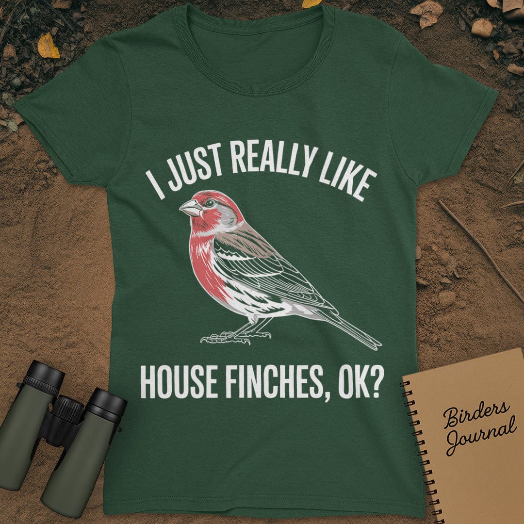 House Finches T-Shirt Womens