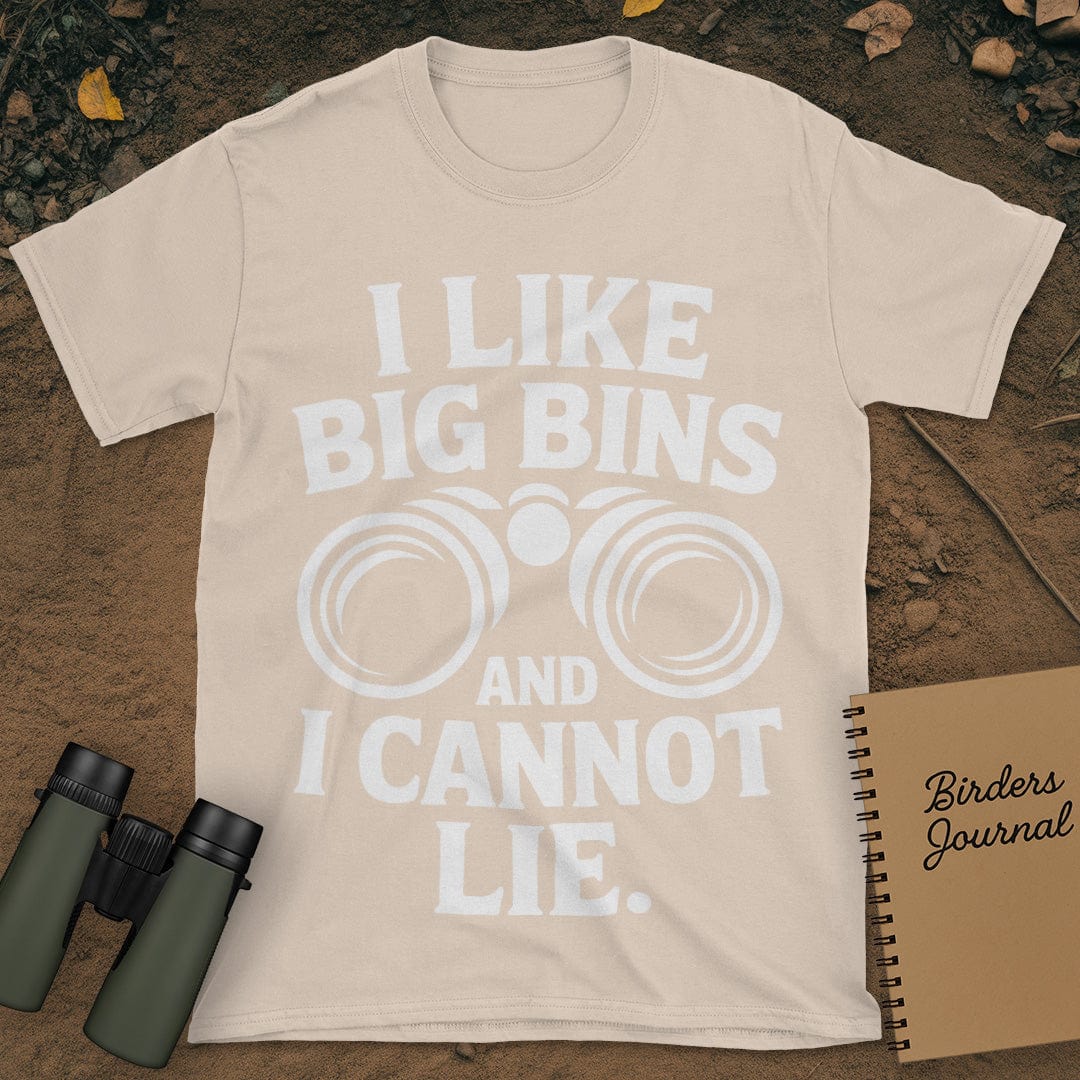 I Like Big Bins Birding T-Shirt