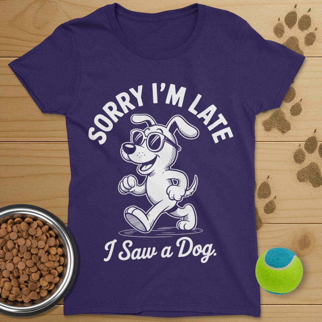 I Saw A Dog T-Shirt-Womens