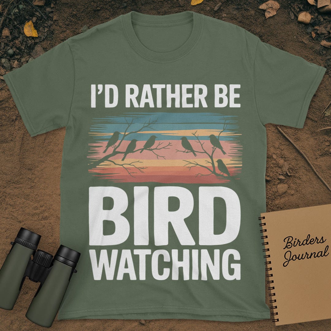 I'd Rather Be Bird Watching T-Shirt