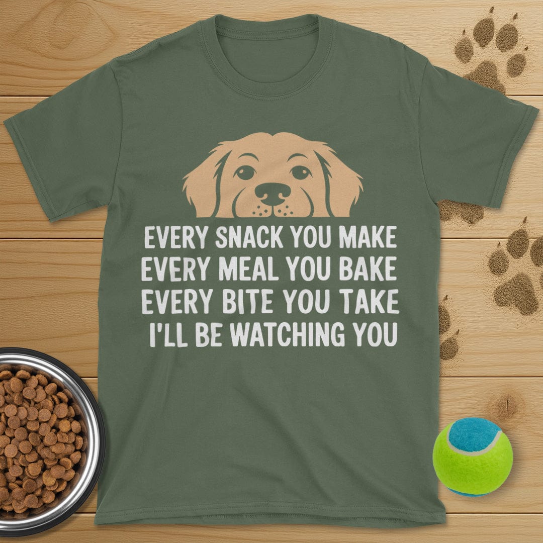 I'll Be Watching You Dog T-Shirt